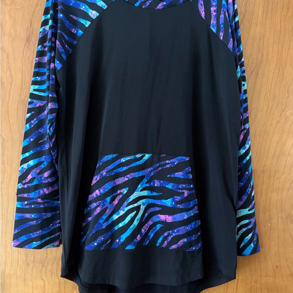LuLaRoe Amber Animal and Galaxy Print